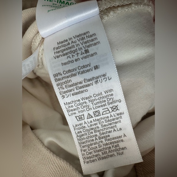 J. Crew Belted mid-rise wide leg jean Ecru wash Relaxed Loose Chic 2024 Size 26 - Picture 11 of 12